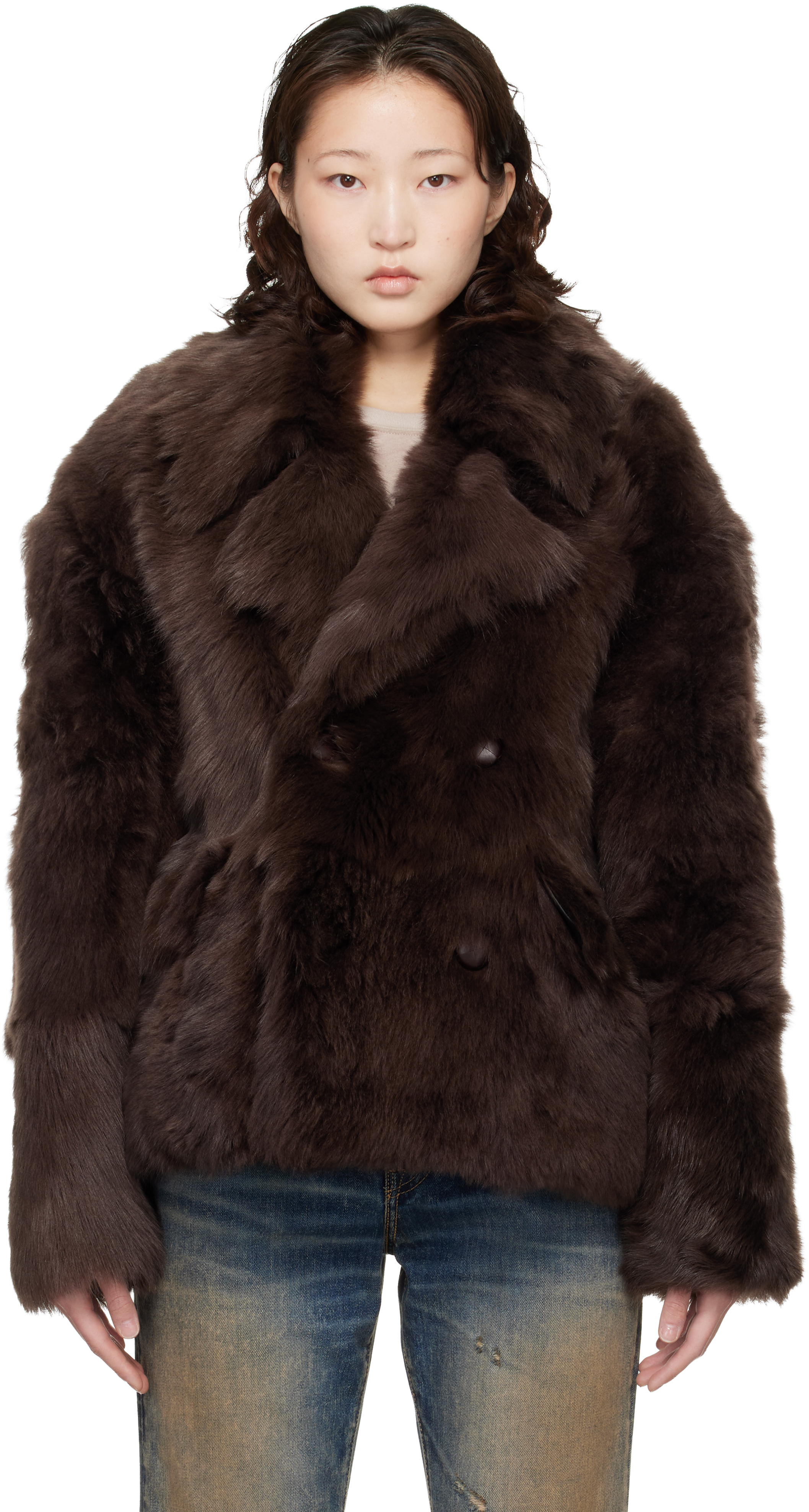 Marine Serre - Black Wild Puffy Vest