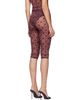 Marine Serre Marine Serre Burgundy Moonogram Mesh Flock Capri Leggings - 3