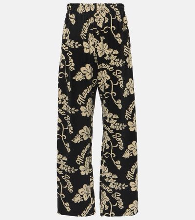 Marine Serre Marine Serre Floral jacquard sweatpants