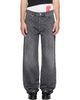 Marine Serre Marine Serre Gray Moon Laser Wash Baggy Jeans - 1