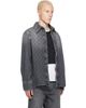 Marine Serre Marine Serre Gray Moon Laser Wash LS Denim Shirt - 2