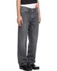 Marine Serre Marine Serre Gray Moon Laser Wash Straight Jeans - 2