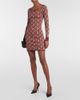 Marine Serre Marine Serre Moon Diamant jacquard wool-blend minidress - 2