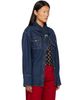 Marine Serre Marine Serre Navy Denim Overshirt - 2