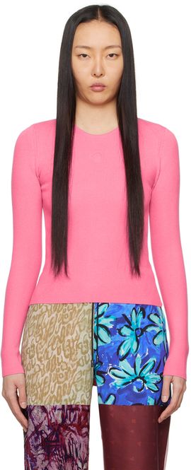 Marine Serre Marine Serre Pink Core Sweater