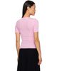 Marine Serre Marine Serre Pink Moon Gathered Short Sleeve Top - 3