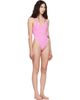 Marine Serre Marine Serre Pink Moon Printed Jersey One-Piece Swimsuit - 2