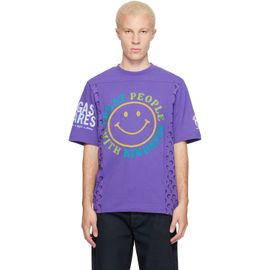 Marine Serre Marine Serre Purple Regenerated Graphic Jersey SS T-shirt