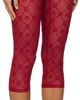 Marine Serre Marine Serre Red Moonogram Mesh Flock Capri Leggings - 2