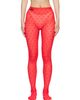 Marine Serre Marine Serre Red Plumetis Mesh Tights - 1