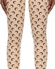 Marine Serre Marine Serre Tan Recycled Moon Jersey Stirrup Leggings - 1