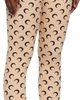 Marine Serre Marine Serre Tan Recycled Moon Jersey Stirrup Leggings - 2