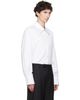Marine Serre Marine Serre White Moonogram Jacquard Cotton LS Shirt - 2
