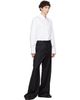 Marine Serre Marine Serre White Moonogram Jacquard Cotton LS Shirt - 5