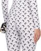 Marine Serre Marine Serre White Recycled Jersey Moon Jumpsuit - 3