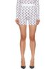 Marine Serre Marine Serre White Recycled Moon Jersey Mini Shorts - 1