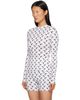 Marine Serre Marine Serre White Recycled Moon Jersey Second Skin Top - 4