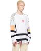 Marine Serre Marine Serre White Regenerated Graphic Jersey Hockey T-shirt - 2