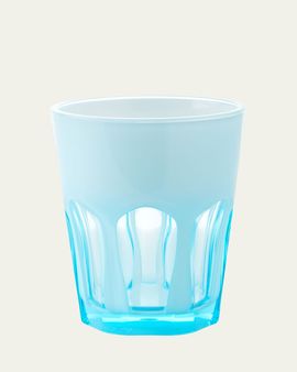 Mario Luca Giusti Double Face Acrylic Tumbler Glass, Turquoise