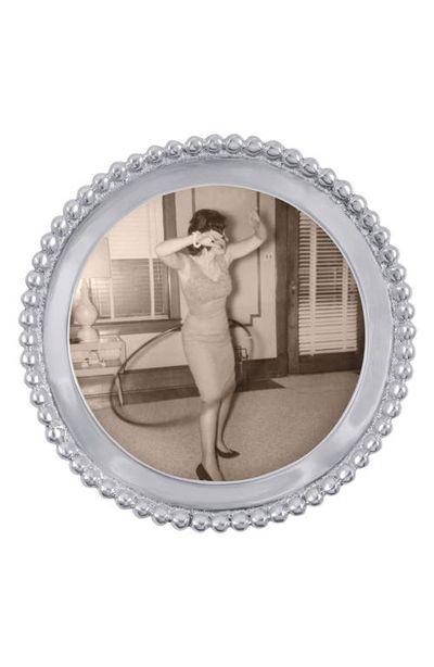 Mariposa Mariposa Bead Round Picture Frame 