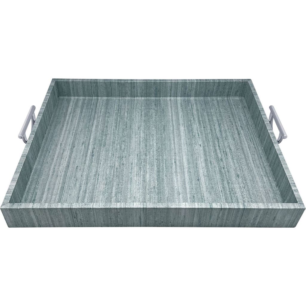 Mariposa Mariposa Capri Faux Grasscloth Tray