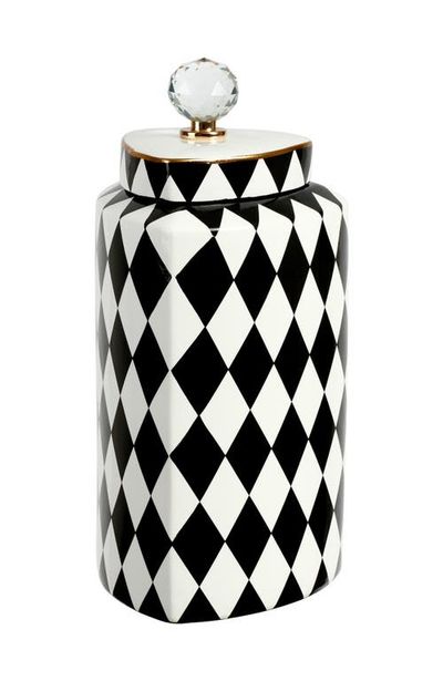 Mark Roberts Mark Roberts Harlequin Jar with Lid, Large