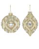 Mark Roberts Mark Roberts Pearl Bead Diamond Ornament, Box of 6 - 1