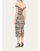 Markarian Amina Off-The-Shoulder Animalier Jacquard Midi Dress - 3