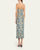 Markarian Cypress Dusk Strapless Column Midi Dress - 3