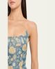 Markarian Cypress Dusk Strapless Column Midi Dress - 5