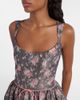 Markarian Markarian Apple floral taffeta corset midi dress - 4