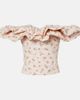 Markarian Markarian Dalia floral off-shoulder cotton top - 1