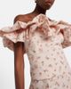Markarian Markarian Dalia floral off-shoulder cotton top - 3
