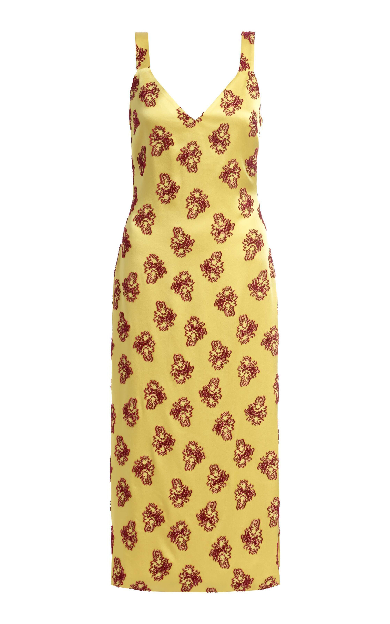 Markarian Markarian Dancing Queen Citrine Midi Dress