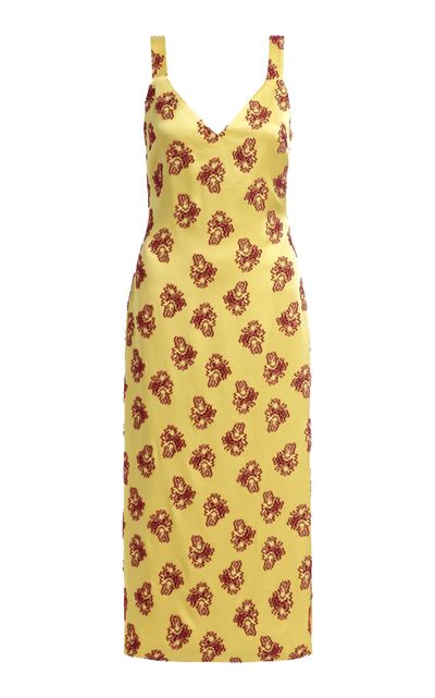 Markarian Markarian Dancing Queen Citrine Midi Dress