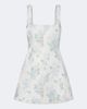 Markarian Markarian Floral lamé brocade minidress - 1