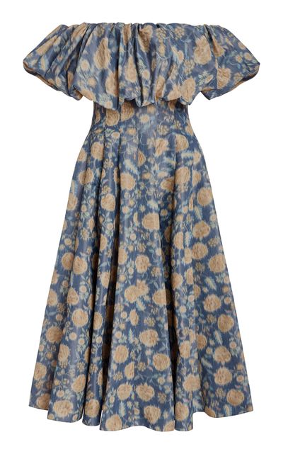 Markarian Markarian Freesia Ikat Midi Dress