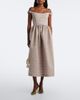Markarian Markarian Ginger off-shoulder seersucker bustier dress - 2