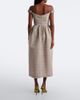 Markarian Markarian Ginger off-shoulder seersucker bustier dress - 6