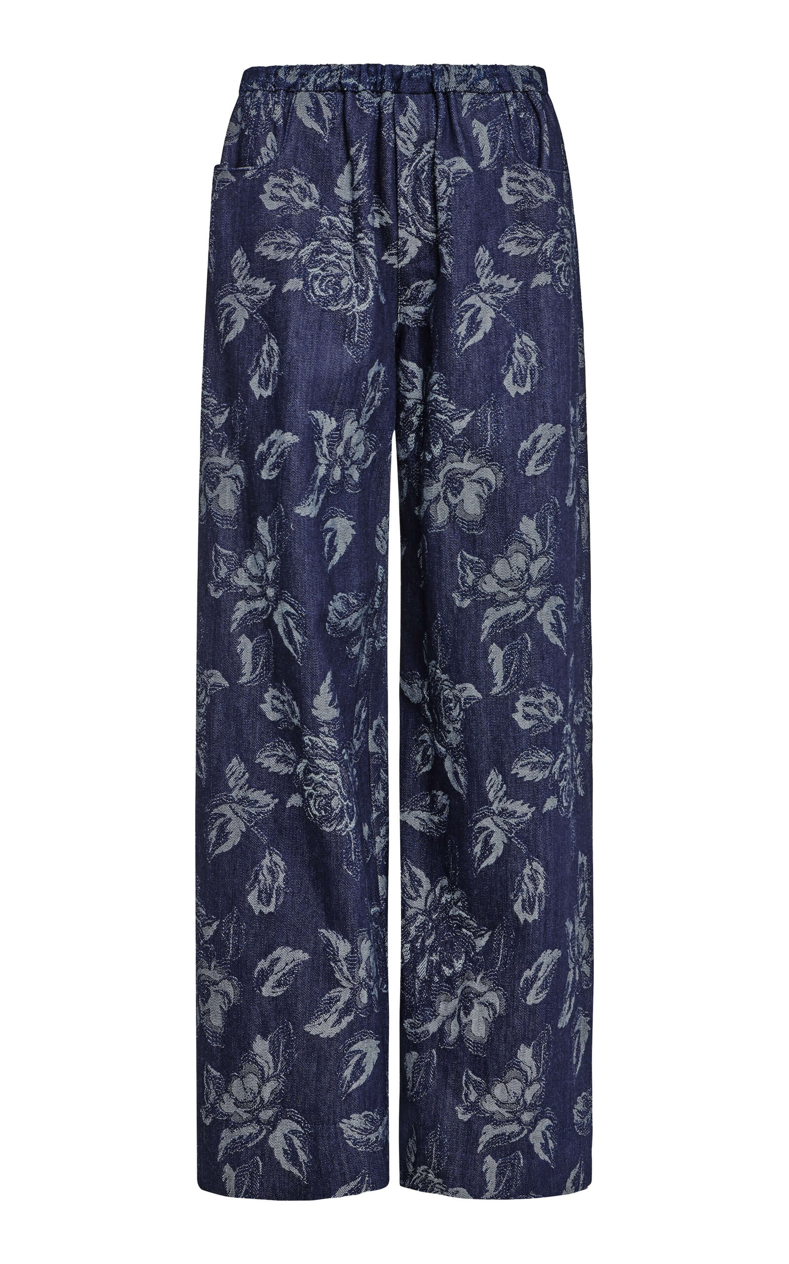 Markarian Markarian Ila Floral Denim Trousers