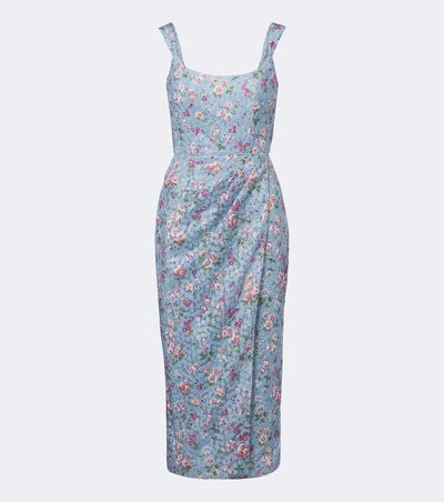 Markarian Markarian Marla floral lace bustier dress