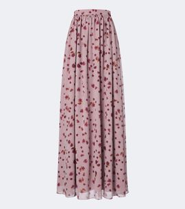 Markarian Markarian Morgaine floral chiffon maxi skirt