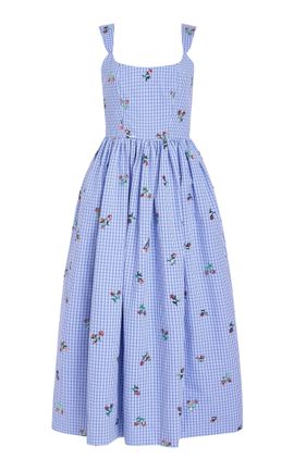 Markarian Markarian Nara Sequined Cotton Midi Dress