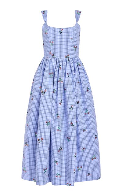 Markarian Markarian Nara Sequined Cotton Midi Dress