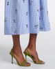 Markarian Markarian Nara sequined gingham cotton midi dress - 4