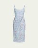 Markarian Marla Floral-Lace Wrap Midi Dress - 1