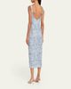 Markarian Marla Floral-Lace Wrap Midi Dress - 3