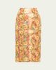 Markarian Tammy Metallic Floral Jacquard Midi Skirt - 1