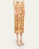 Markarian Tammy Metallic Floral Jacquard Midi Skirt - 4