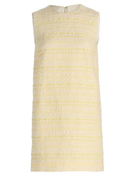 Markarian Women's Daisy Textured Striped Organza Shift Minidress